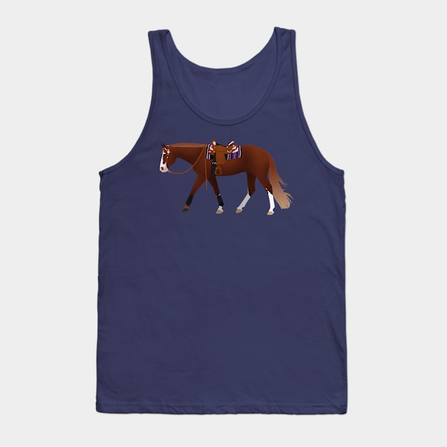 Sorrel Western Pleasure Horse - Equine Rampaige Tank Top by Equine Rampaige